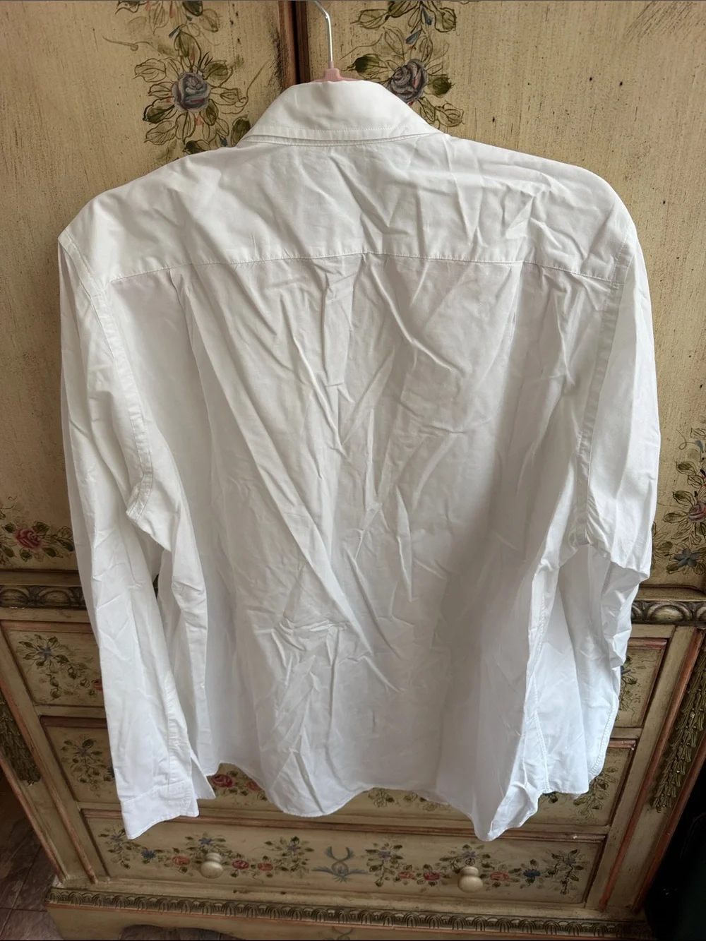 J. Crew White Long-Sleeve Button-Down Shirt